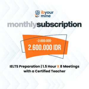 1.5 hours x 8 interactive IELTS preparation with a certified, experienced IB Teacher.
